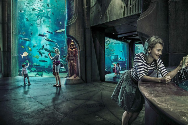 Visit Atlantis The Lost Chambers Aquarium with Private Transfer