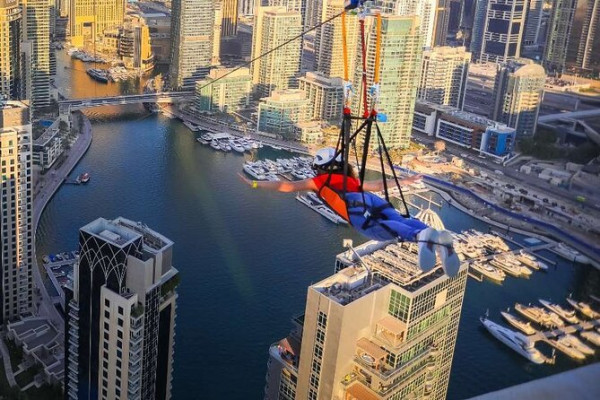 XLine Dubai Marina Zipline Experience (Only Ride)