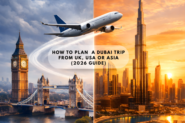 How to Plan a Dubai Trip from the UK, USA or Asia (2026 Guide)