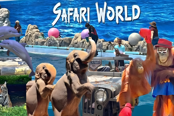 Bangkok Safari world and Marine park day tour with lunch
